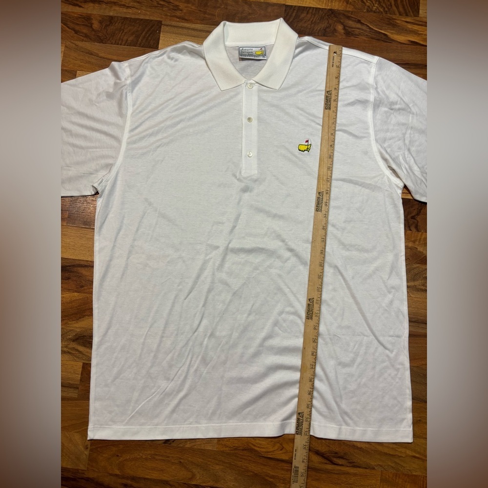 Vintage Masters Augusta National Golf Shop Slazenger Polo Shirt White XL USA - Picture 6 of 8